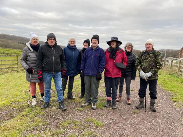 A group of walkers